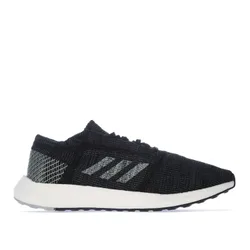 Mens Pureboost Go Running Shoes In Black Grey Textile - Size Uk 7