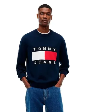 Pull Dm0dm23413 Dark Night Navy S - Tommy Jeans - FashionsVida