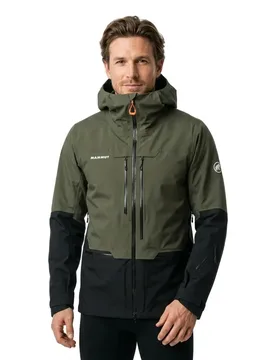 Veste Haldigrat Hardshell Dark Marsh / Black L - Mammut - FashionsVida