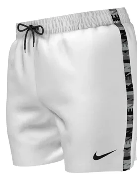 Logo Tape 5´´ Volley Swimming Shorts White XL Men - Nike Swim - FashionsVida
