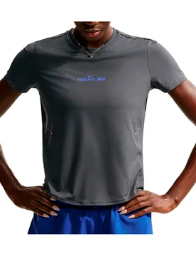 Dri-fit swift camiseta entrenamiento manga corta mujer Gris (M) - Nike - FashionsVida