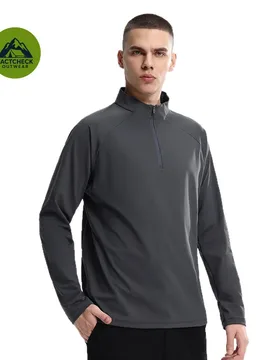 FACTCHECK High Quality EU US Size Stand-up collar, half-zip, long sleevesTShirt - Aliexpress - FashionsVida