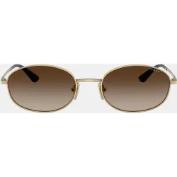 Gafas de sol VO4323S de mujer ovalada en metal con lente degradada