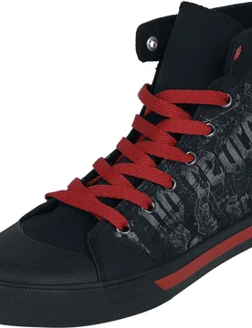 Rock Sneaker - Walk The Line - EU36 bis EU38 - Größe EU36 - schwarz - Unisex - unisex - Rock Rebel by EMP - FashionsVida