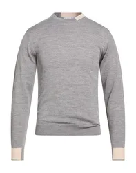 Pullover Hombre Gris perla S Hombre