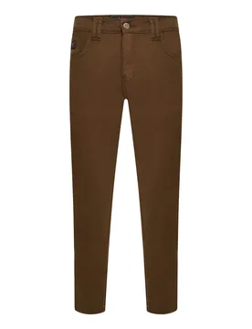 Mens Plus Size Jeans Comfort & Durability Classic Straight Leg - Khaki - Size 44w/34l - Forge - FashionsVida