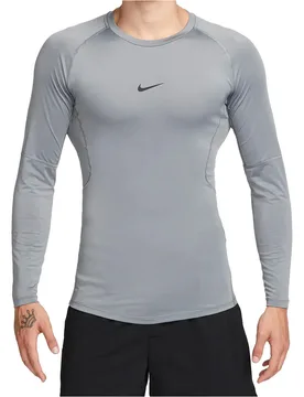 Dri-fit tight camisetas fútbol manga larga Gris (XL) - Nike - FashionsVida