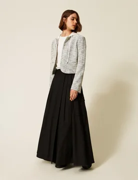 Jupe portefeuille en flanelle - TWINSET - FashionsVida