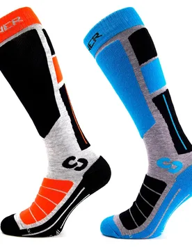 Chaussettes Pro Ii 2 Unités Orange / Neon Blue EU 39-41 Homme - Sinner - FashionsVida