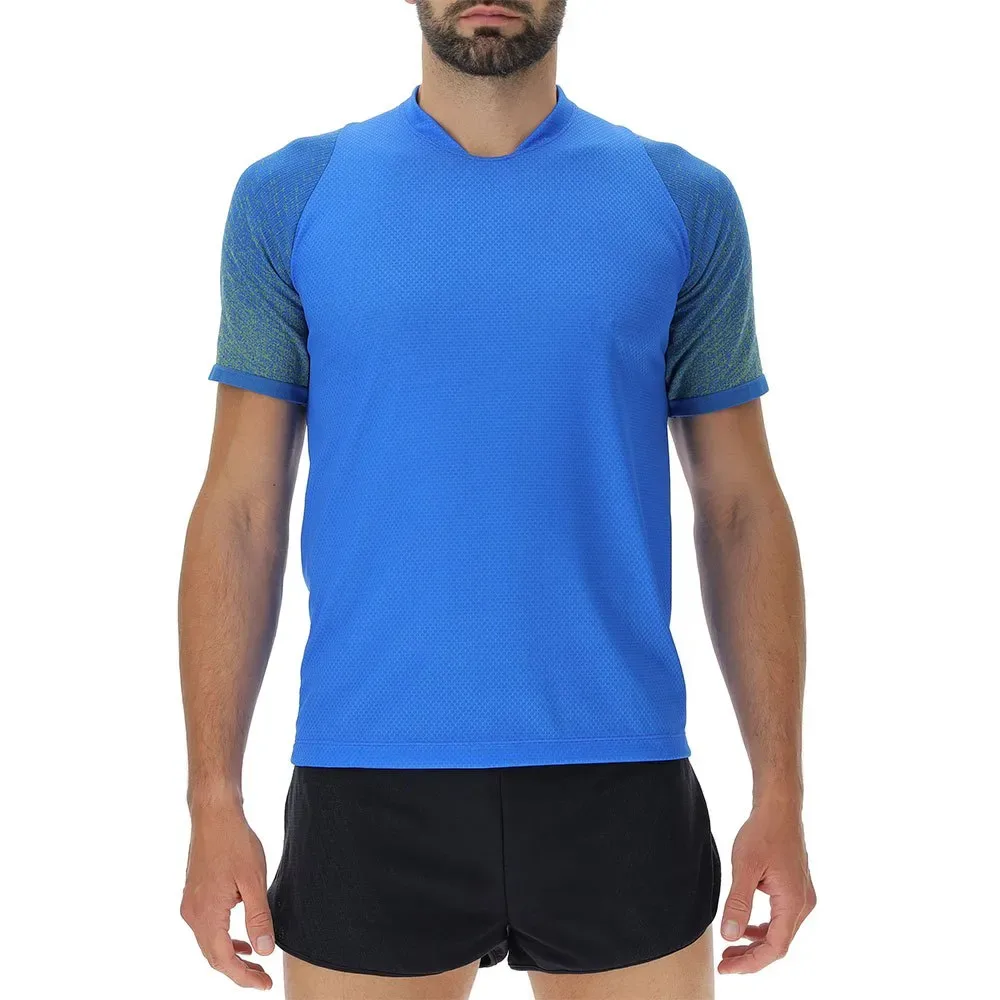 Maglietta A Maniche Corte Running Exceleration Aernet Lapis / Lime XL - Uyn - FashionsVida