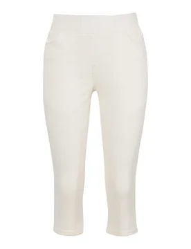 Capri-Schlupfjeans "Dunja" weiss M Damen - wedolina - FashionsVida