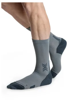Calzini Run Discover Crew Raincloud / Black EU 35-38 - X-SOCKS - FashionsVida