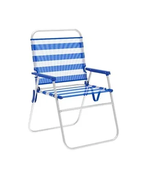 Chaise Pliante Fixe En Aluminium 52x56x80 Cm - Marbueno Summer - FashionsVida