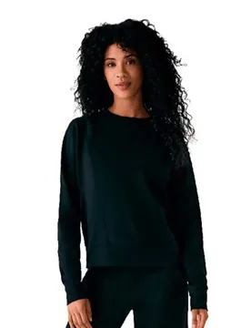 Lole Sweat-shirt Flow Black XL - Lolë - FashionsVida