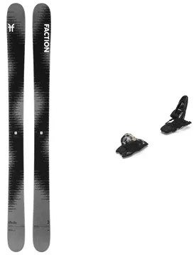Ski Set inkl. Bdg. Freeride-Ski – Unisex – Studio 3 2027 Pack Studio 3 2027 aus Holz schwarz - Faction - FashionsVida