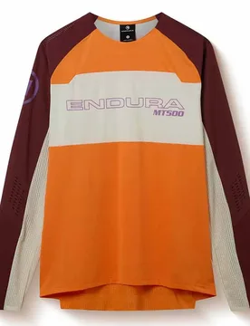 Maglia Da Enduro A Maniche Lunghe Mt500 Burner Lite End Orange - Endura - FashionsVida