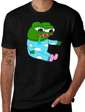 Rare Cute Baby Pepe T-Shirt No Iron Casual Short Sleeve Top T-Shirt - Aliexpress - FashionsVida