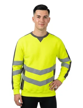 Sweat-shirt Safe Supreme 50126 Hi-Vis Yellow / Dark Anthracite 3XL - MASCOT - FashionsVida