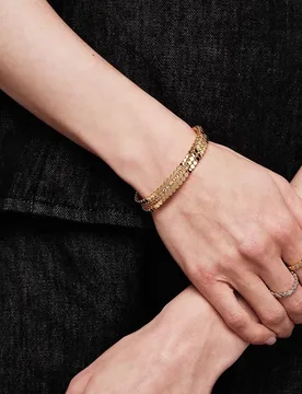 Fashion classic vintage luxury high-grade shiny round opening bracelet, simple and fashionable, perfect as a banquet gift - Aliexpress - FashionsVida