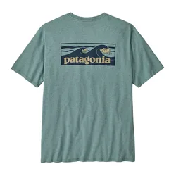 Men's Boardshort Logo Pocket Responsibili-Tee - Blue Sage