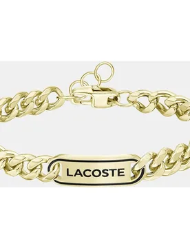Pulsera de hombre District de acero dorado - Lacoste - FashionsVida