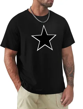 White Border Black Star T-Shirt Sport Basic Moisture Wicking Tee - Aliexpress - FashionsVida