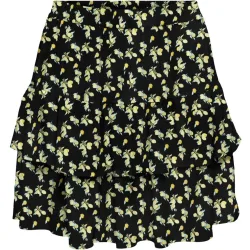 Only - Falda corta con volantes