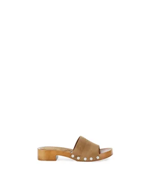 Ciabatte in pelle MARRONE 39 - Copenhagen - FashionsVida