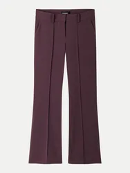 Flared-Fit Bundfaltenhose Farah Violett 42/29