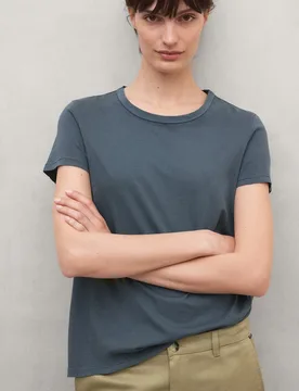 Camiseta de mujer de algodón regenerativo de manga corta keile - Ecoalf - FashionsVida