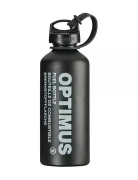 Brennstoff-Flasche M 0.6 L Black Edition schwarz Default Title adult - Optimus - FashionsVida