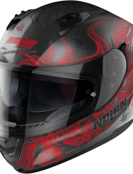 Casco Moto Integrale N60-6 MUSE 070 Rosso Nero Opaco taglia M - Nolan - FashionsVida