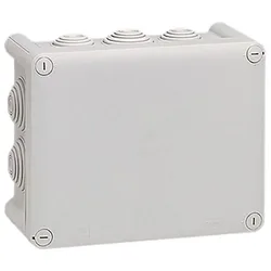 Plexo 10 Entries Elecrtrical Cables Junction Box Grey 180 x 140 mm unisex