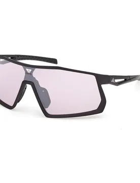 Kentro Photochromic Sunglasses Matte Black Gradient Or Mirror Violet/CAT1-3 unisex - Adidas Sport - FashionsVida