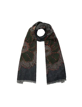 Luis Trenker Sciarpa LUNIS blu - LUIS TRENKER - FashionsVida