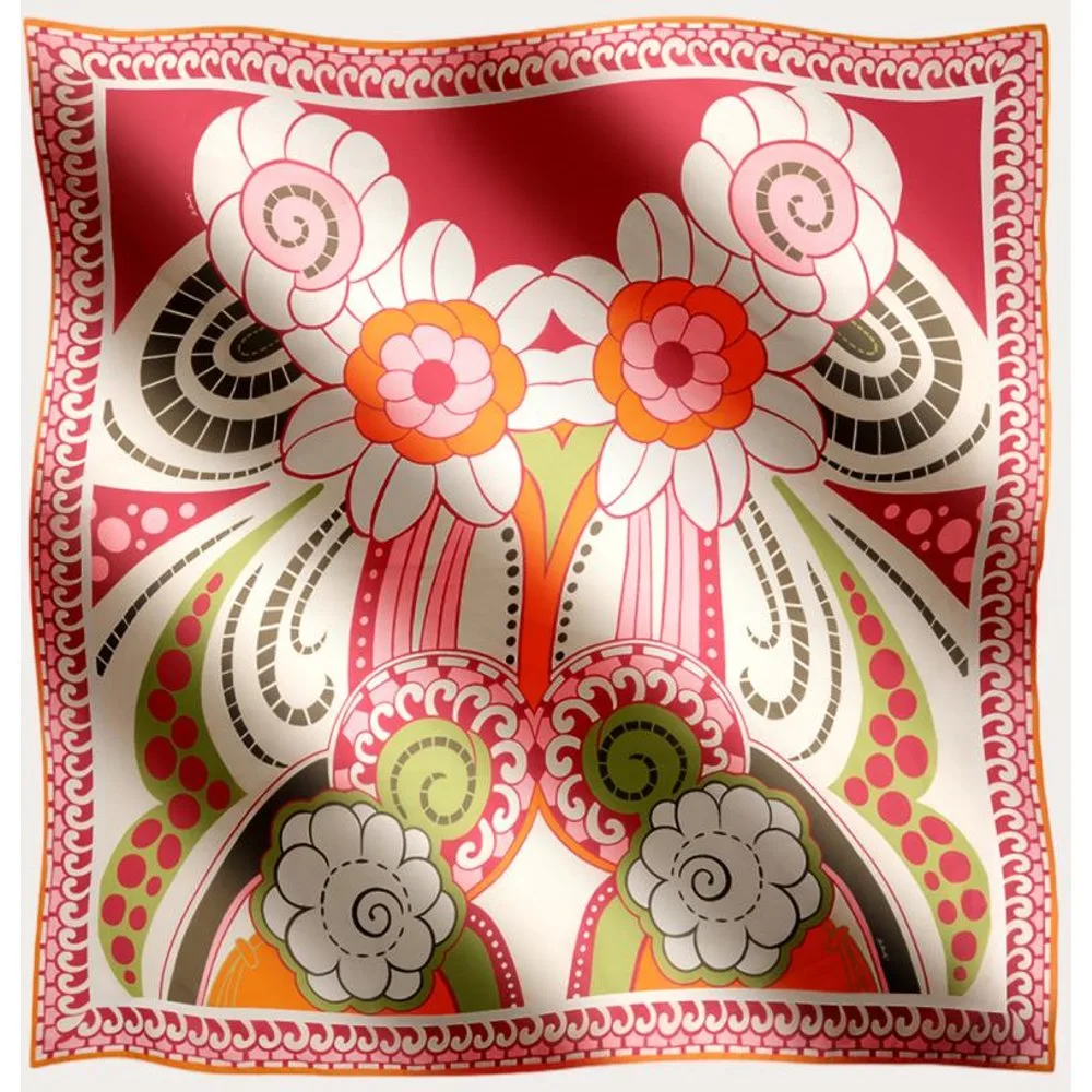 Pañuelo de seda estampado - La Double J - FashionsVida