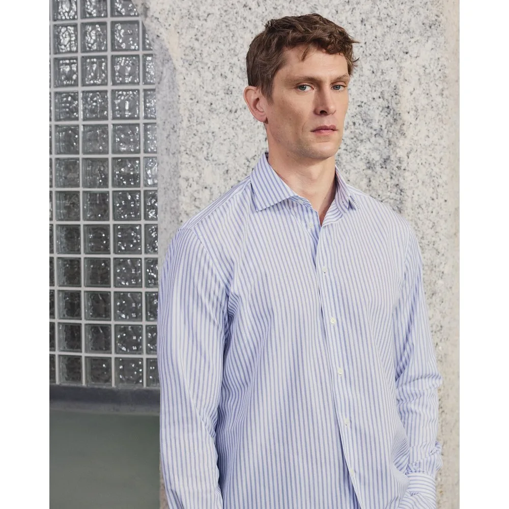Camisa vestir algodón egipcio hombre manga larga - Emidio Tucci - FashionsVida