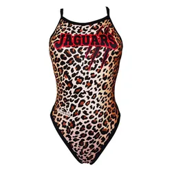 Leo Print Swimsuit Black L Women