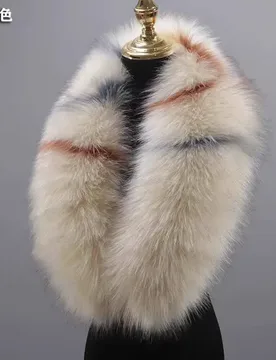 Colors 165*30cm Women Luxury Warm Faux Fox Fur Shawl Winter Ladies Plush Scarf Wraps Cloak Coat Wedding Long Cape Scarves - Aliexpress - FashionsVida