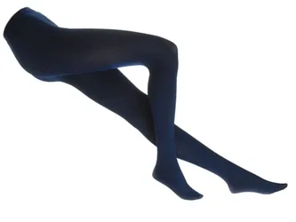 Extra Roomy Opaque Tights 80 Denier - Navy - Size: XL