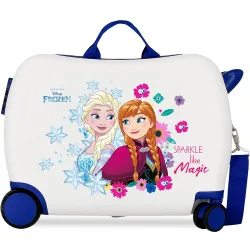 Maleta de cabina infantil Sparkle Frozen rígida con capacidad de 34L