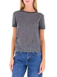 T-shirt in lurex ARGENTO III