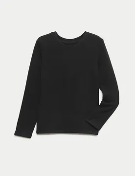 Heatgen™ Max Thermal Top (2-14 Yrs) Black male - M&S - FashionsVida