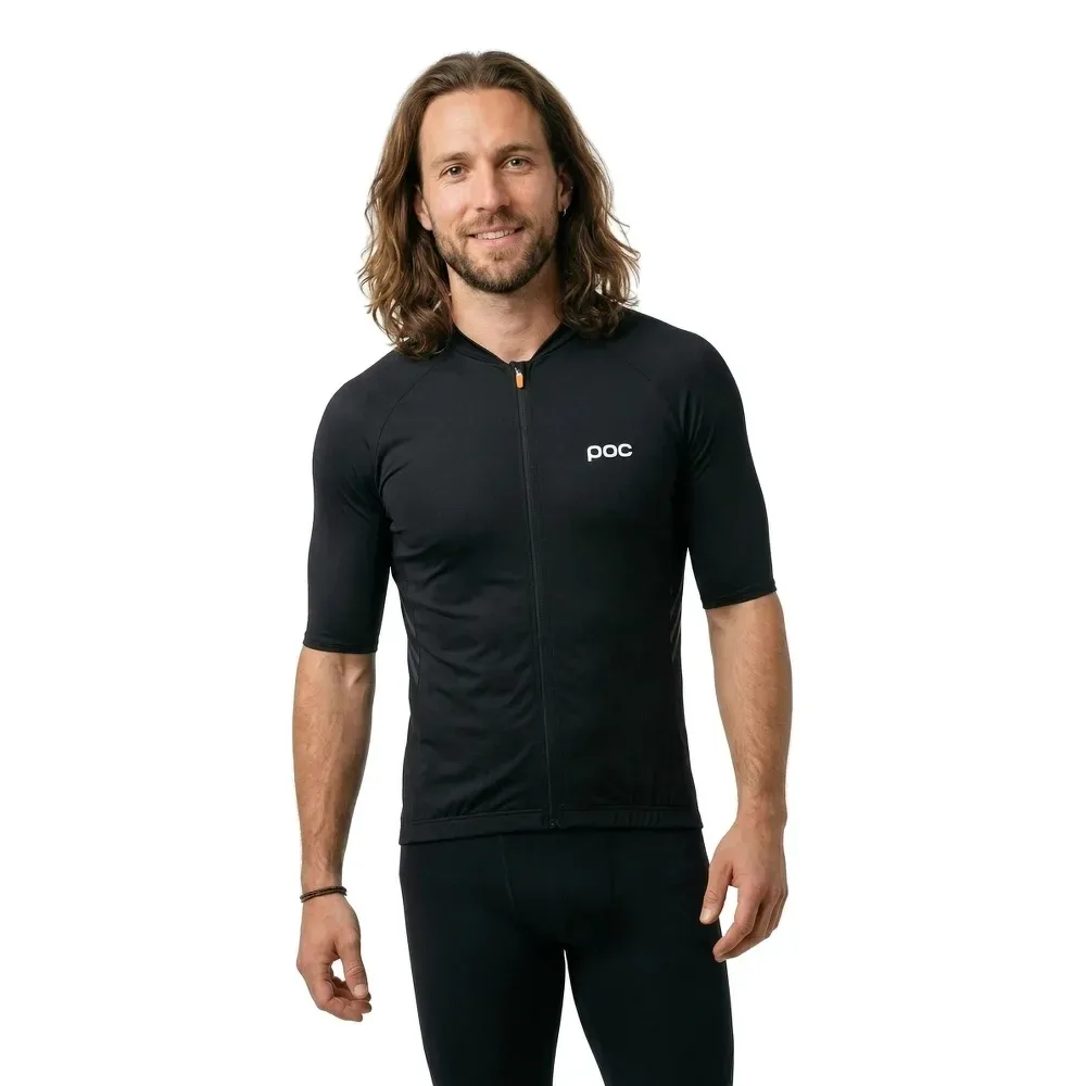 Maglia A Maniche Corte Pristine Uranium Black - Poc - FashionsVida