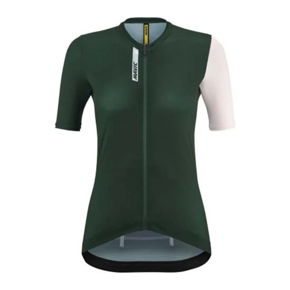 Maglia A Maniche Corte Essential Forest Green - Mavic - FashionsVida