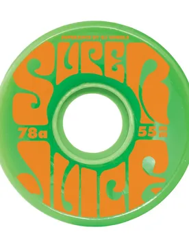 Roues De Skateboard Mini Super Juice Green 55 mm/78A unisex - Ojs Wheels - FashionsVida