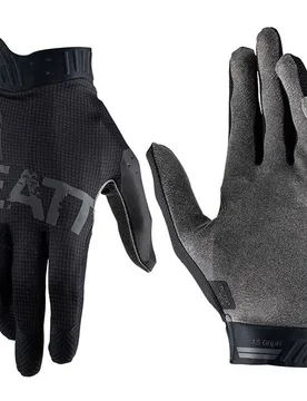 Guanti Bambino Moto Cross MTB GRIP R 1.5 JR. Nero Grig taglia S - Leatt - FashionsVida