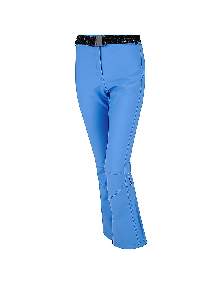 Pantaloni da sci softshell da donna con linee dinamiche blu 36 - Sportalm - FashionsVida