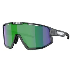 Lunettes De Soleil Fusion Small Crystal Black Brown Avec Green Multi/CAT3 unisex