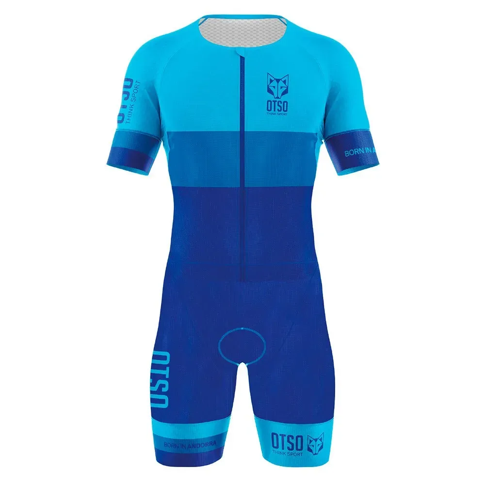 Aoki Short Sleeve Trisuit Multicolour L Men - OTSO - FashionsVida